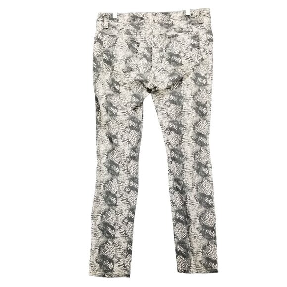 CAbi Jeans Womens 10 Tan Snakeskin Print Stretch Skinny Style 958 - Picture 8 of 11